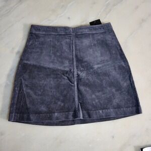 Forever 21 Corduroy‎ Mini Skirt Gray A-Line Casual Everyday Womens Size Medium